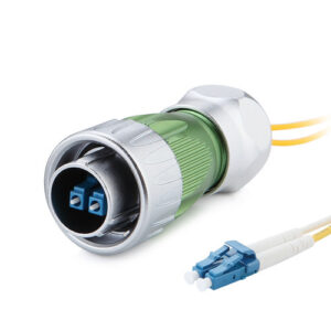 Fiber Optic Connector, Water Resistant, Designed for LC style Fiber Connector. Male