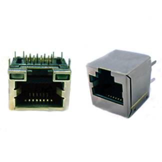 Modular Telephone Jacks, Ethernet Connectors, RJ11, RJ12 and RJ45 Single Port Connectors