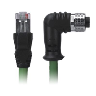 M12 to RJ45 Cable IP67/IP68