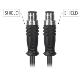 M12 Female to Female Cable, Shielded