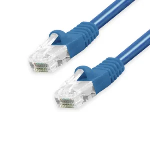 Blue Bubble Boot, Cat5e & Cat6 patch cords