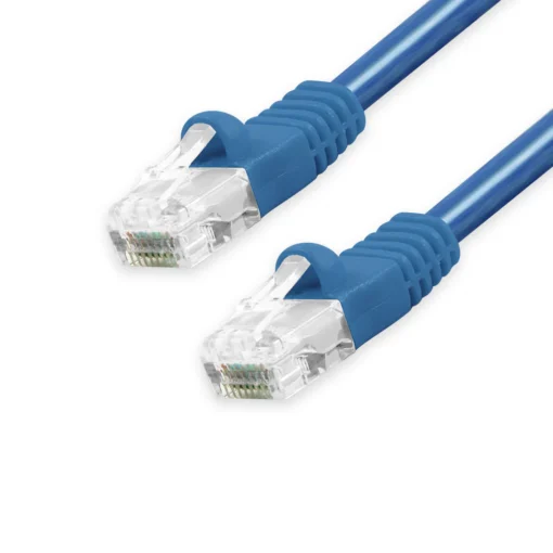 Blue Bubble Boot, Cat5e & Cat6 patch cords