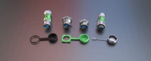 DH-24-C/LC/016/PE-43-001, DH-24 Fiber Optic (LC) Plug (Cable Mount) Waterproof Connector
