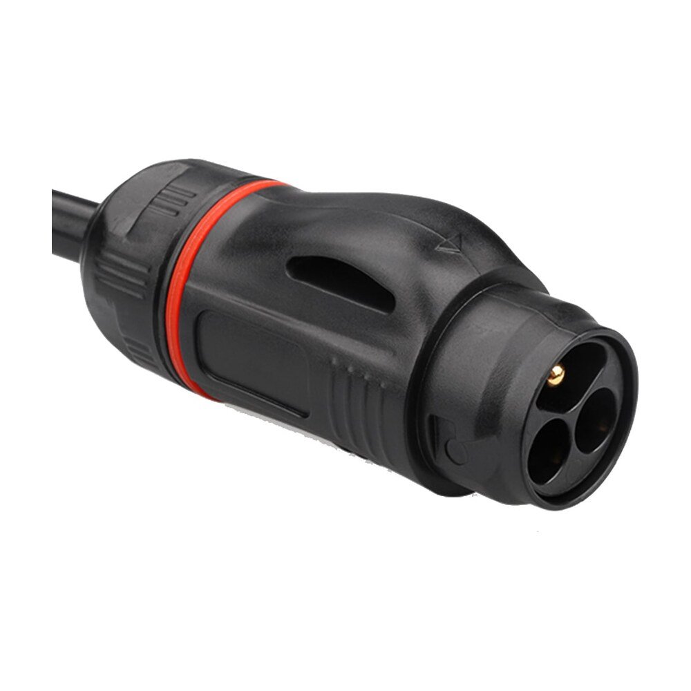 BD-24-C03PE-22-001, 3-Pin Plastic Male Cable Mount Waterproof Connector