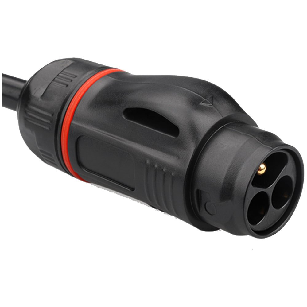 BD-24-C03PE-22-001, 3-Pin Plastic Male Cable Mount Waterproof Connector