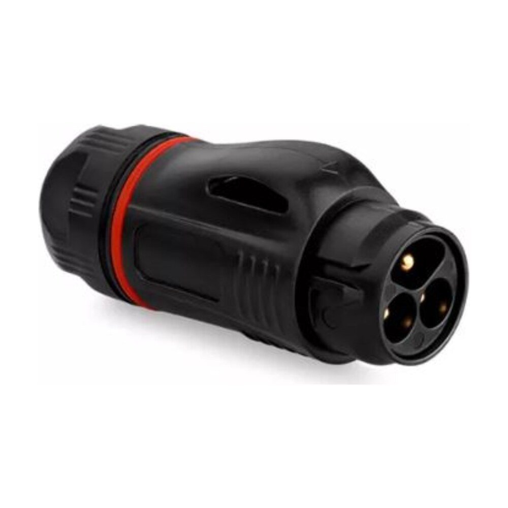 BD-24-C03PE-22-001, 3-Pin Plastic Male Cable Mount Waterproof Connector