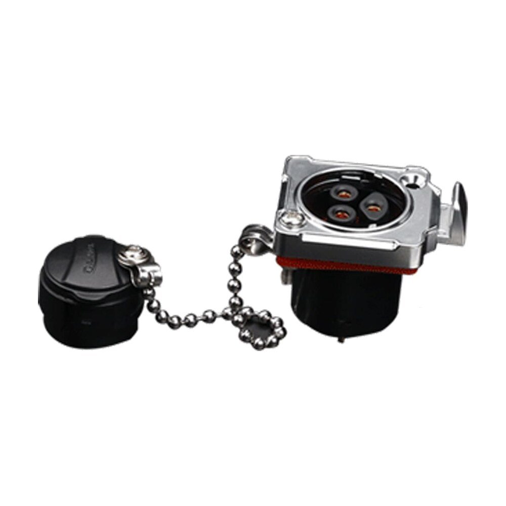 BD-24-J03SX-23-301, 3-Pin Metal Female Panel Mount Waterproof Connector