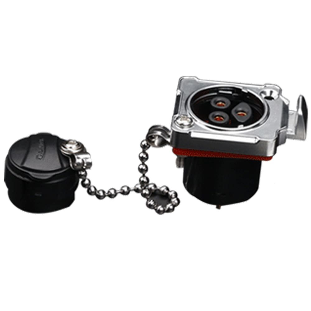 BD-24-J03SX-23-301, 3-Pin Metal Female Panel Mount Waterproof Connector