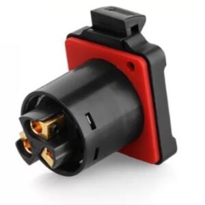 BD-24-J03SX-22-201, 3-Pin Plastic Female Panel Mount Waterproof Connector