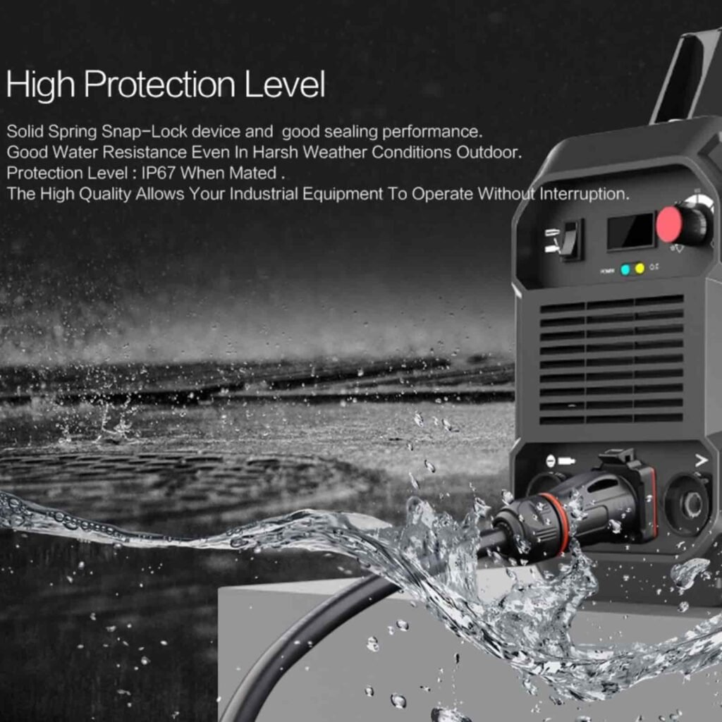 BD-24-C03PE-22-001, 3-Pin Plastic Male Cable Mount Waterproof Connector