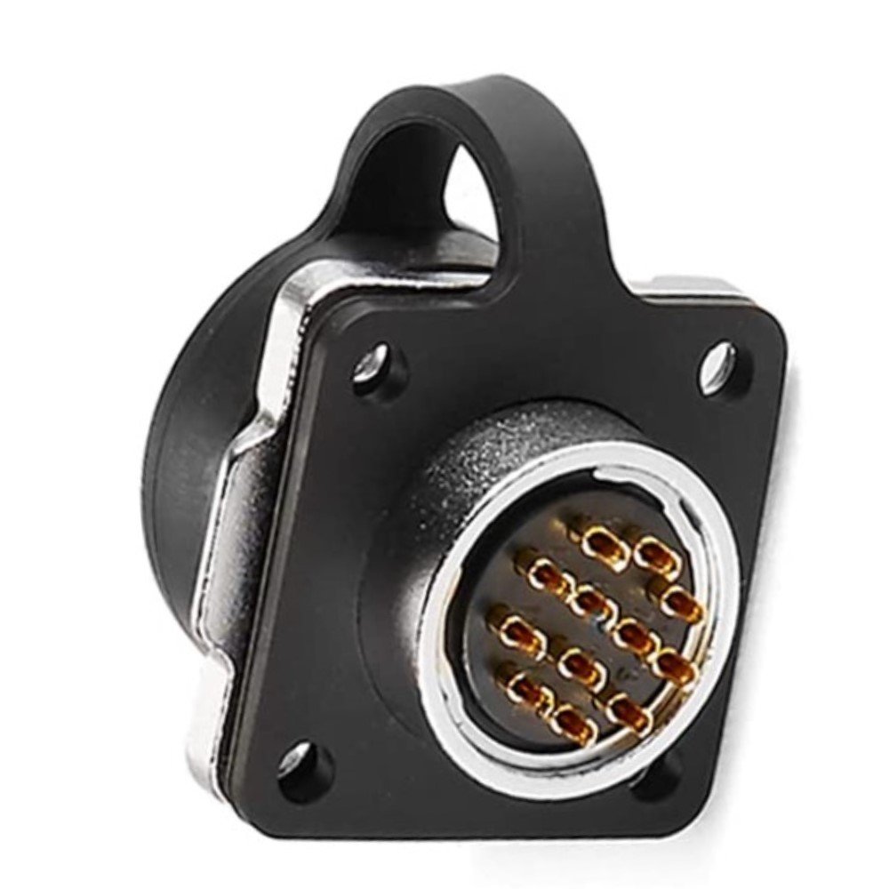 DH-20-J12SX-03-401, 12-Pin Female Panel Mount Waterproof Connector