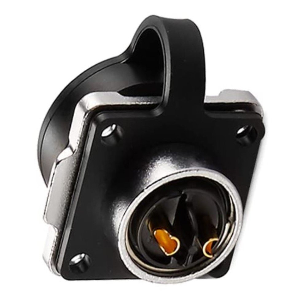 DH-20-J02SX-03-401, 2-Pin Female Panel Mount Waterproof Connector