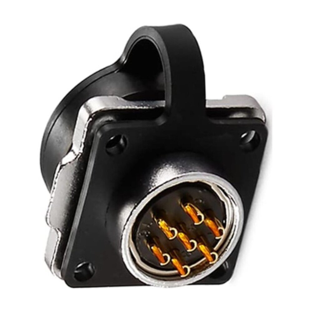 DH-20-J07SX-03-401, 7-Pin Female Panel Mount Waterproof Connector