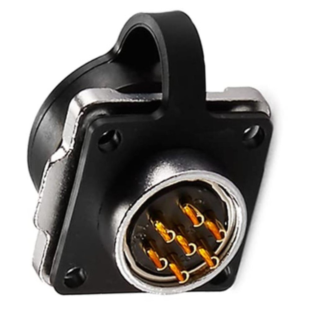 DH-20-J07SX-03-401, 7-Pin Female Panel Mount Waterproof Connector