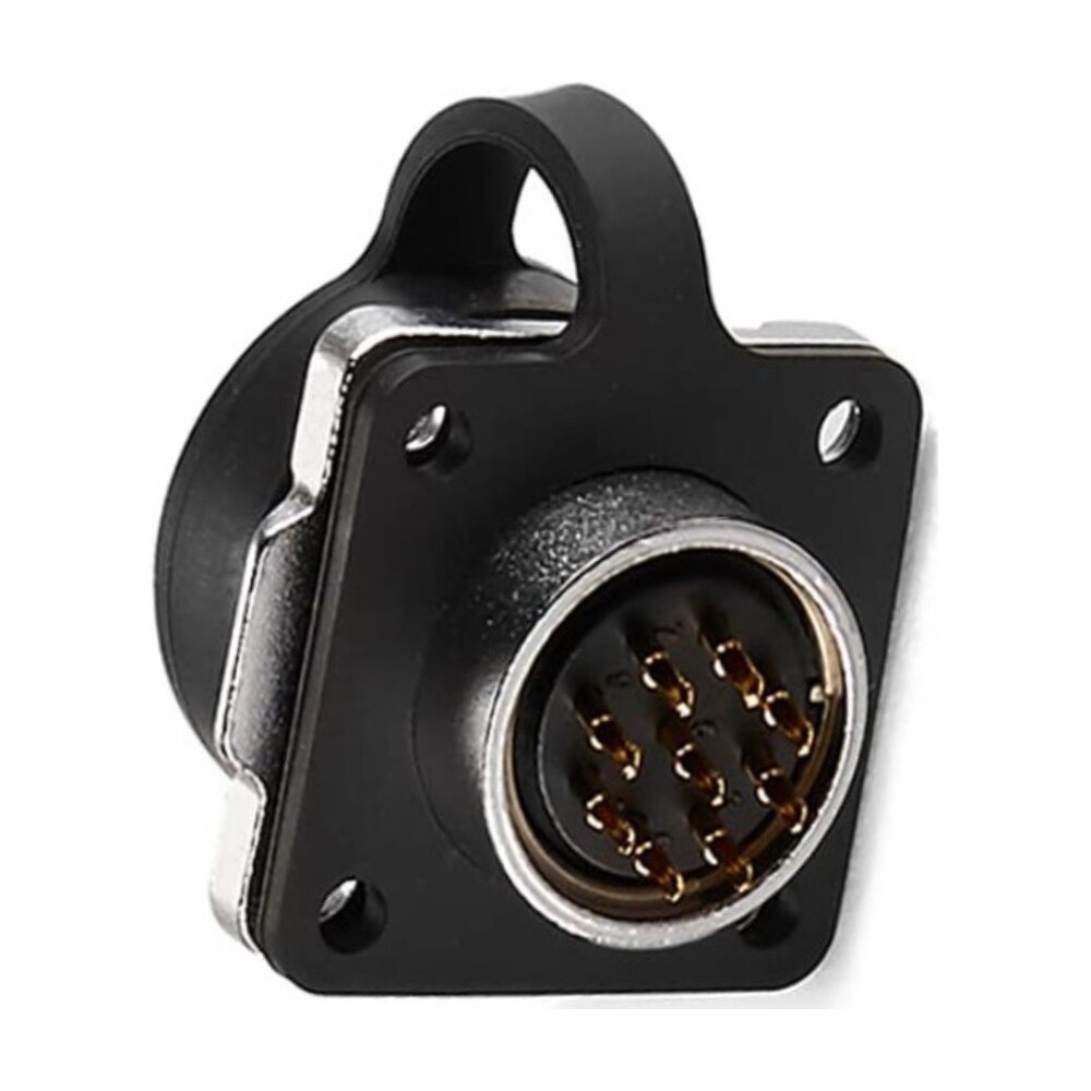DH-20-J09SX-03-401, 9-Pin Female Panel Mount Waterproof Connector