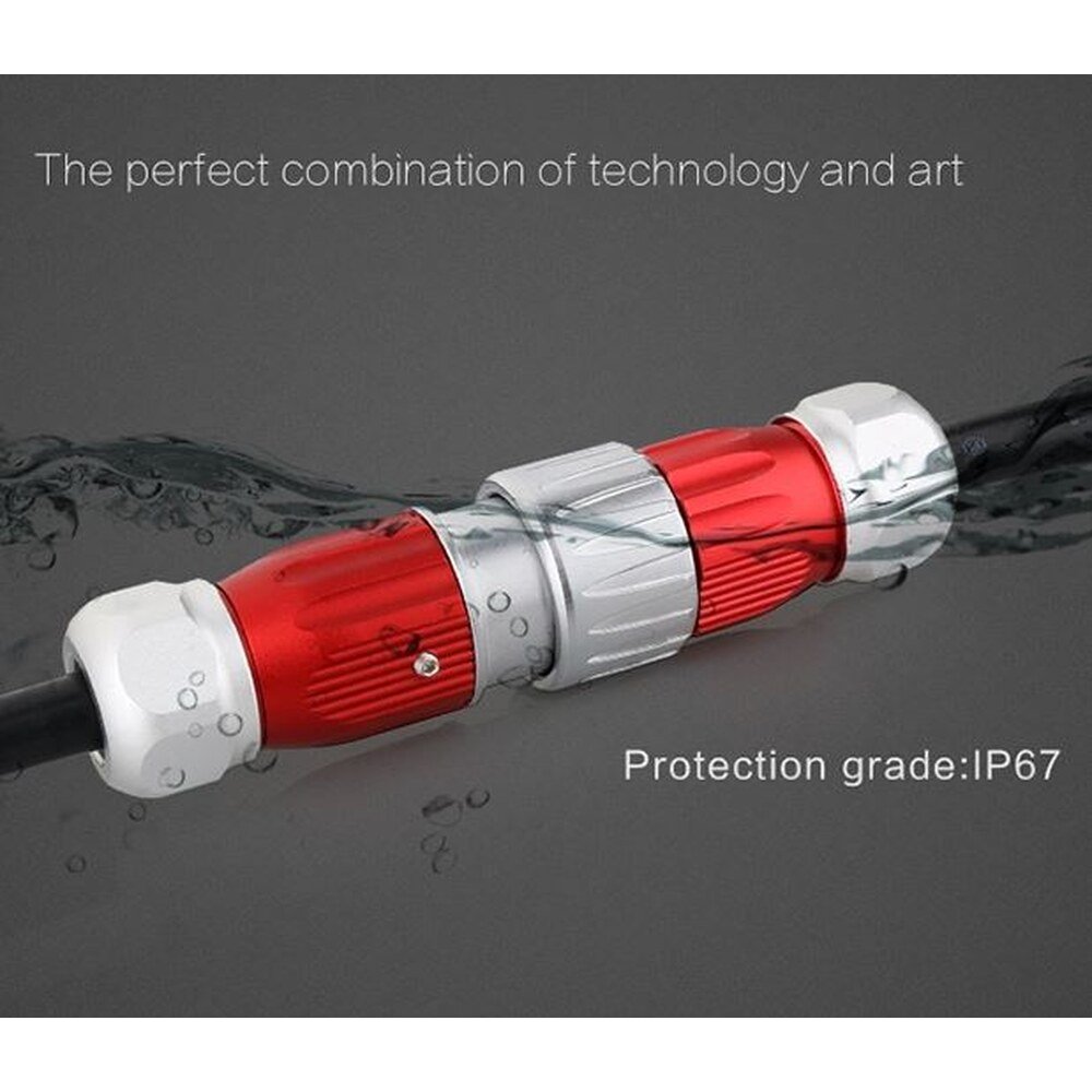 DH-20-C05PE-03-001, 5-Pin Male Cable Mount Waterproof Connector
