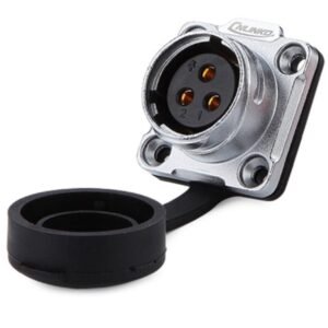 DH-20-J03SX-03-401, 3-Pin Female Panel Mount Waterproof Connector