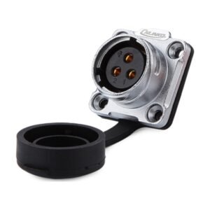DH-20-J03SX-03-401, 3-Pin Female Panel Mount Waterproof Connector