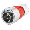 DH-20-C02PE-03-001, 2-Pin Male Cable Mount Waterproof Connector