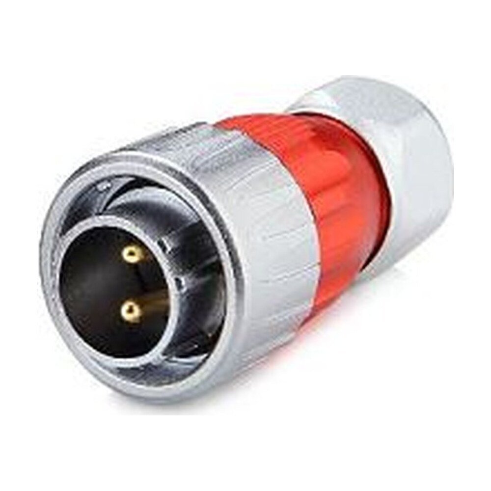 DH-20-C02PE-03-001, 2-Pin Male Cable Mount Waterproof Connector