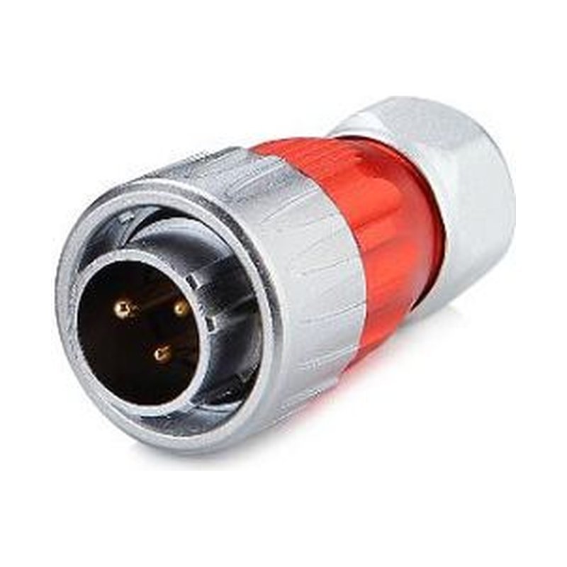 DH-20-C03PE-03-001, 3-Pin Male Cable Mount Waterproof Connector