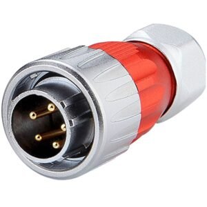 DH-20-C05PE-03-001, 5-Pin Male Cable Mount Waterproof Connector
