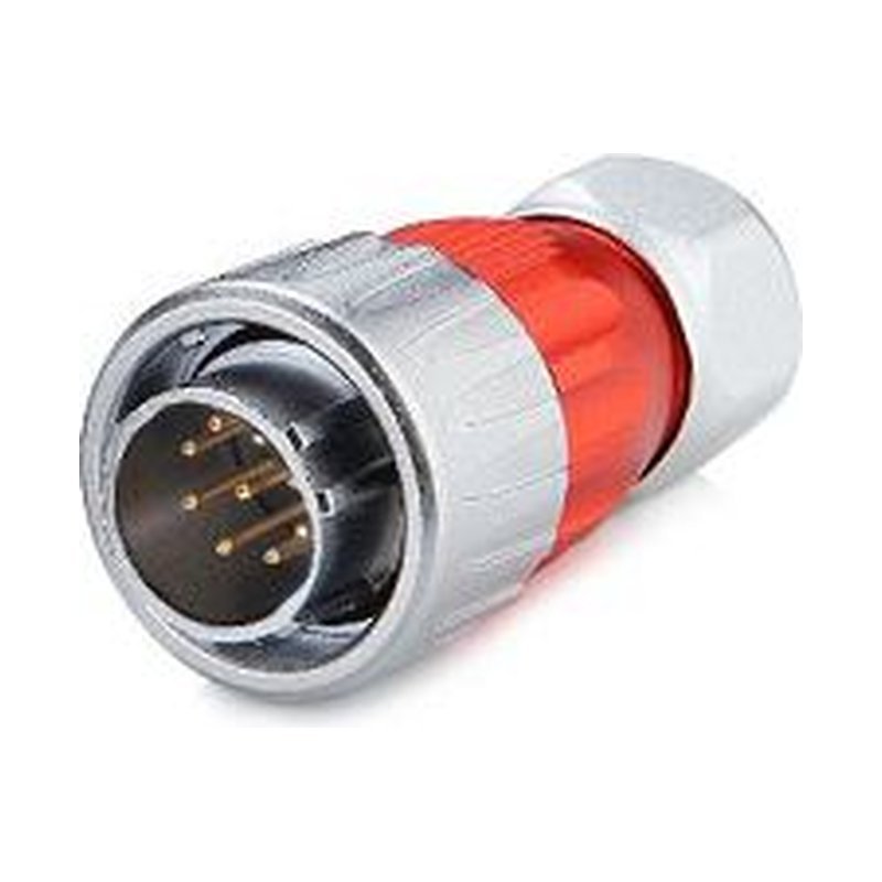 DH-20-C09PE-03-001, 9-Pin Male Cable Mount Waterproof Connector