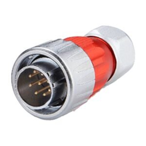 DH-20-C09PE-03-001, 9-Pin Male Cable Mount Waterproof Connector