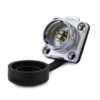 DH-20-C09SX-03-401, 9-Pin Male Panel Mount Waterproof Connector