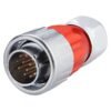 DH-20-C12PE-03-001, 12-Pin Male Cable Mount Waterproof Connector