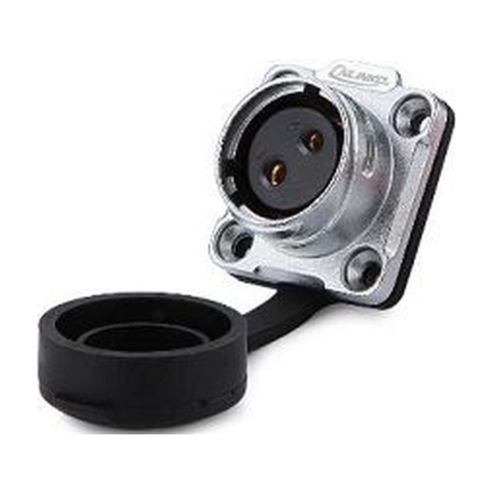 DH-20-J02SX-03-401, 2-Pin Female Panel Mount Waterproof Connector