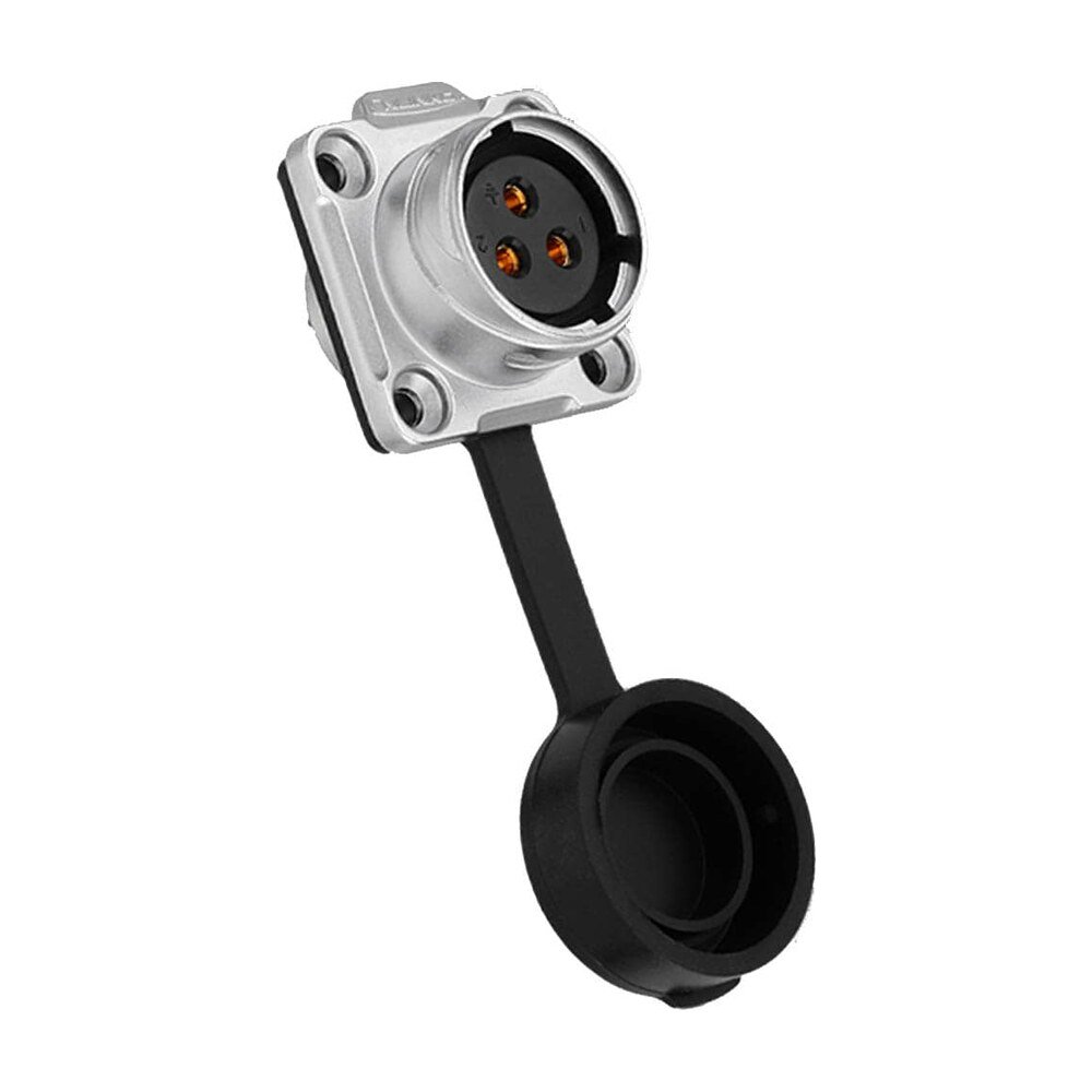 DH-20-J03SX-03-401, 3-Pin Female Panel Mount Waterproof Connector