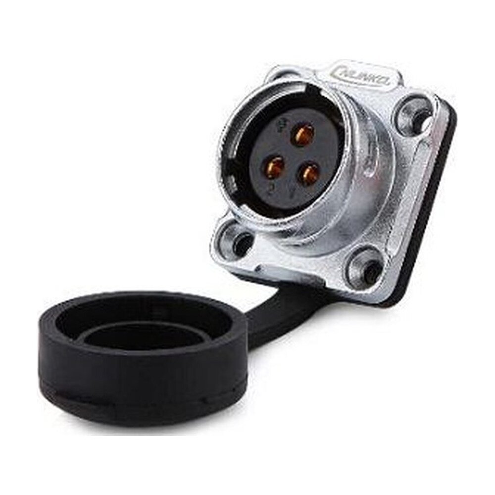DH-20-J03SX-03-401, 3-Pin Female Panel Mount Waterproof Connector