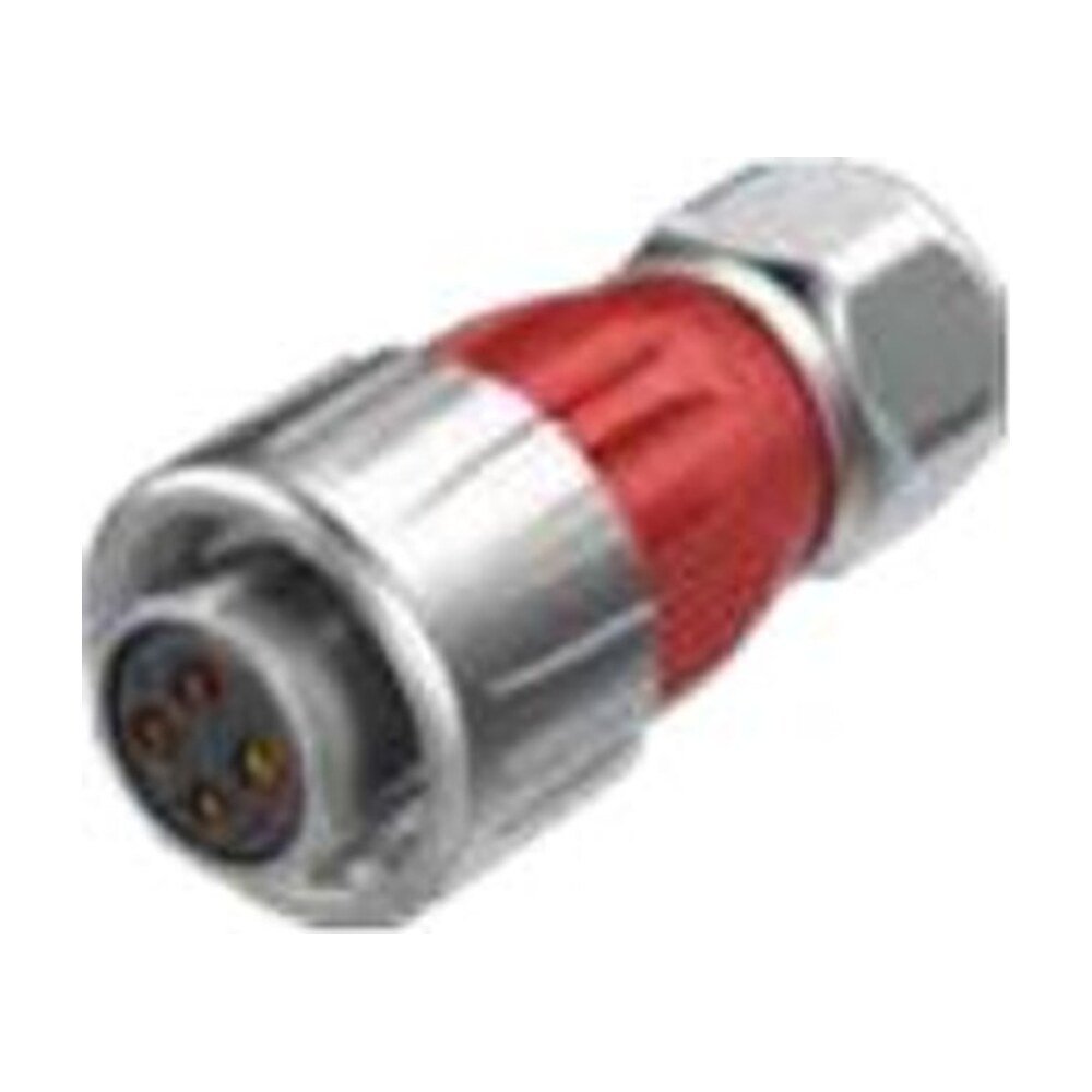 DH-20-J04PE-03-001, 4-Pin Female Cable Mount Waterproof Connector