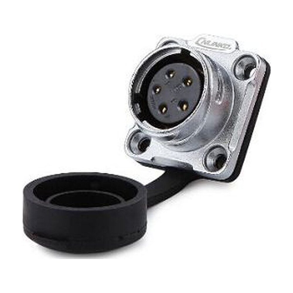 DH-20-J05SX-03-401, 5-Pin Female Panel Mount Waterproof Connector