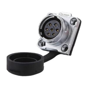 DH-20-J07SX-03-401, 7-Pin Female Panel Mount Waterproof Connector