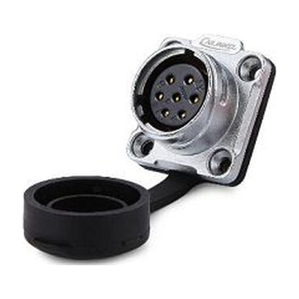 DH-20-J07SX-03-401, 7-Pin Female Panel Mount Waterproof Connector