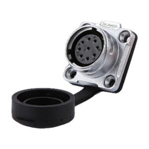 DH-20-J09SX-03-401, 9-Pin Female Panel Mount Waterproof Connector