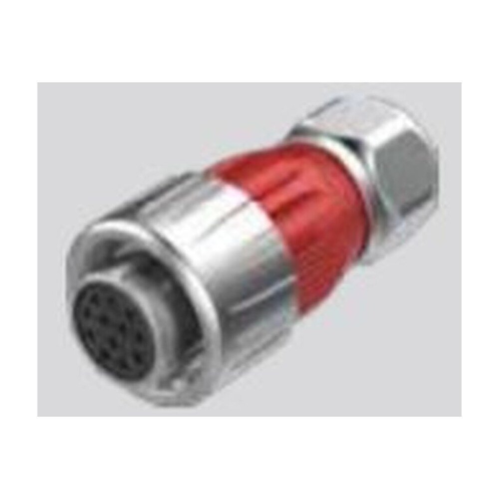 DH-20-J12PE-03-001, 12-Pin Female Cable Mount Waterproof Connector