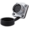 DH-20-J12SX-03-401, 12-Pin Female Panel Mount Waterproof Connector