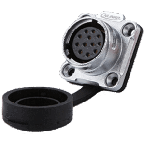 DH-20-J12SX-03-401, 12-Pin Female Panel Mount Waterproof Connector