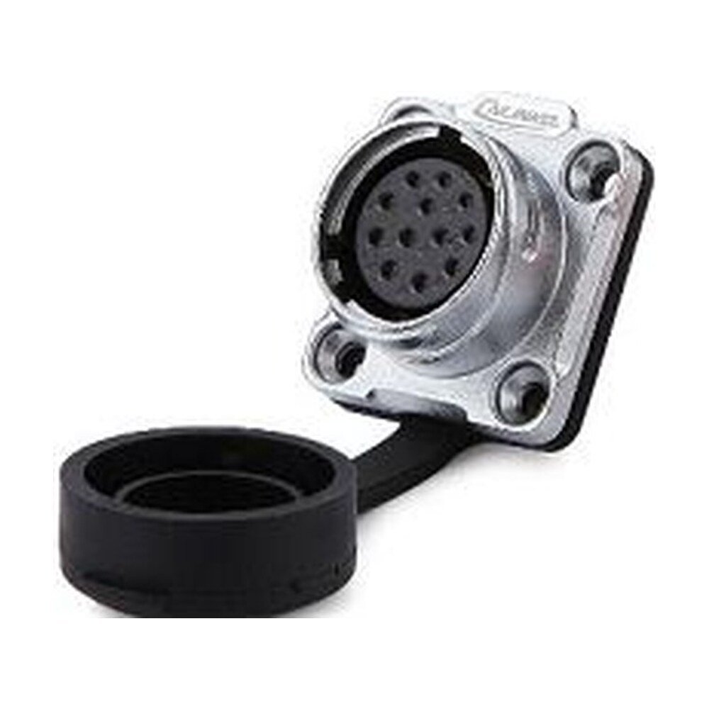 DH-20-J12SX-03-401, 12-Pin Female Panel Mount Waterproof Connector