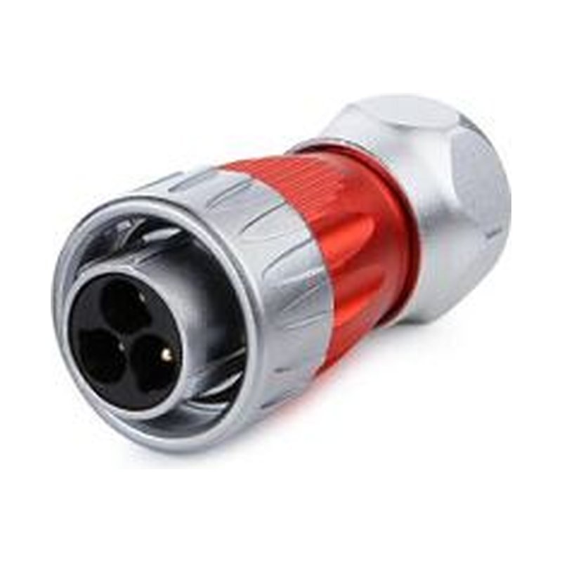 DH-24-C03PE-03-001, 3-Pin Male Cable Mount Waterproof Connector