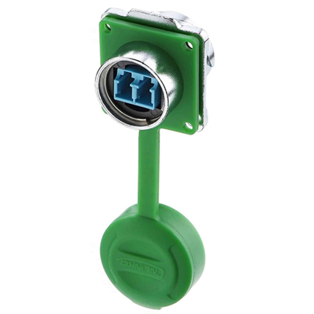 DH-24-J/LC/213/SX-43-401, DH-24 Fiber Optic (LC) Socket (Panel Mount) Waterproof Connector