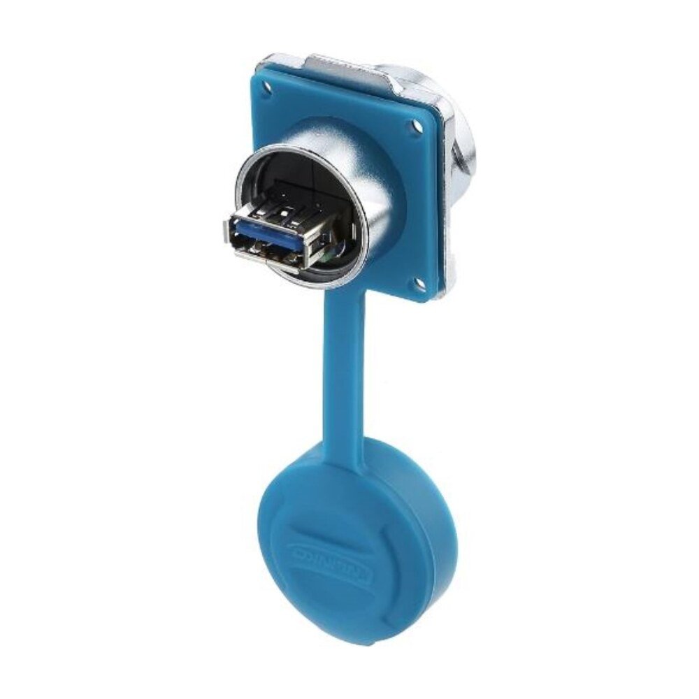 DH-24-J/USB3/213/SX-43-401, DH-24 USB 2.0/3.0 Socket (Panel Mount) Waterproof Connector