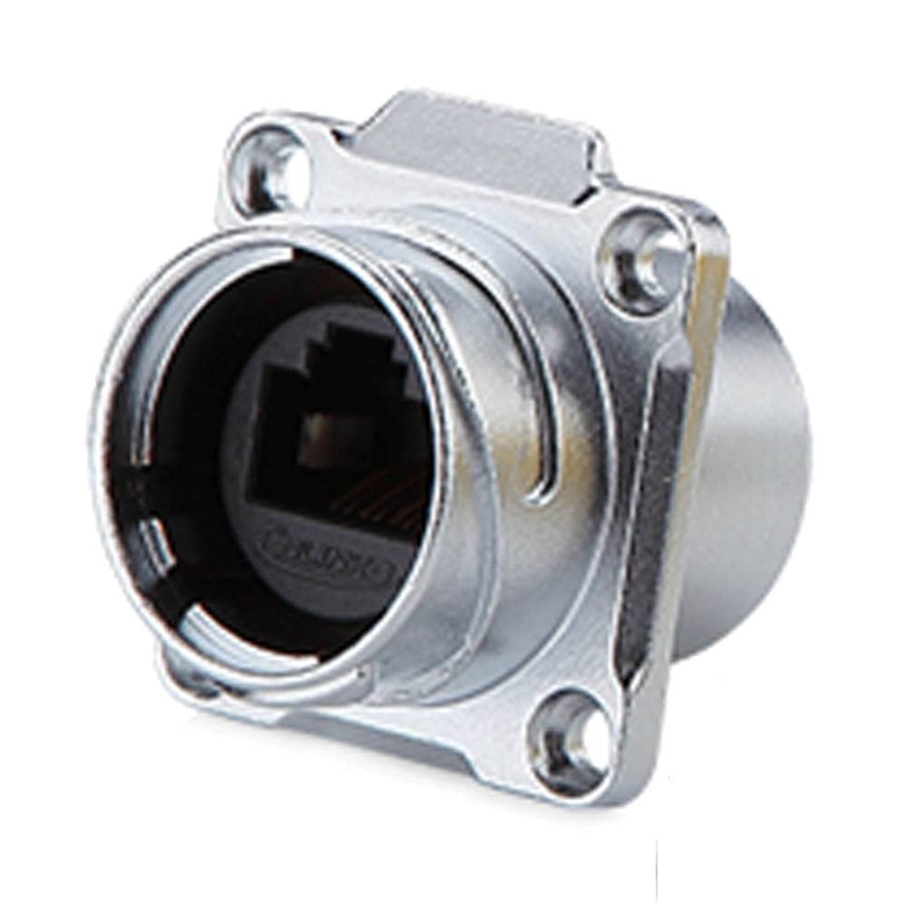 DH-24-J/RJ45/213/SX-43-401, DH-24 RJ45 Ethernet Socket (Panel Mount) Waterproof Connector