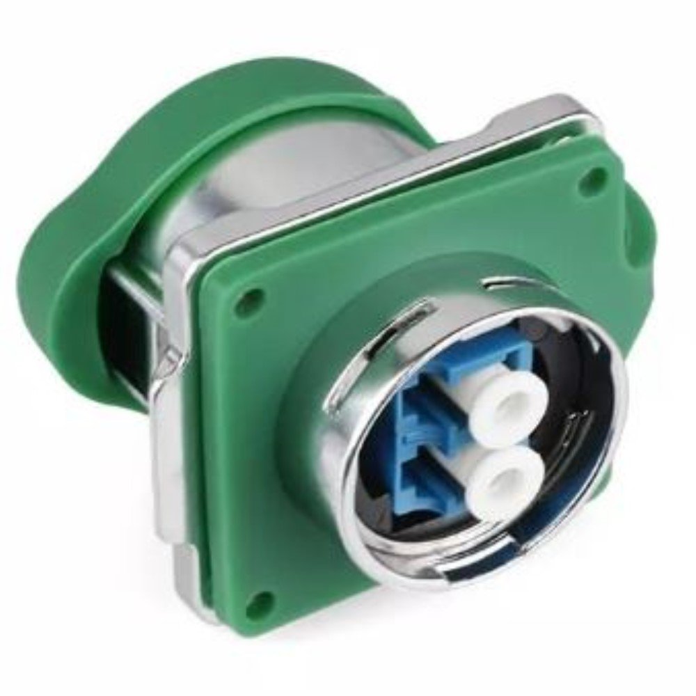 LP-24-F00SX-S01, LP-24 Fiber Optic Socket (Panel Mount) Waterproof Connector