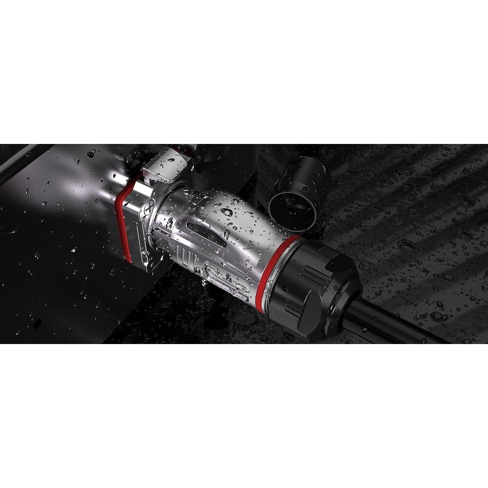 BD-24-C03PE-23-001, 3-Pin Metal Male Cable Mount Waterproof Connector