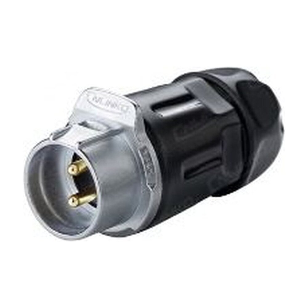 LP-20-C02PP-01-001, 2-Pin Male Push-Pull Cable Coupler Waterproof Connector