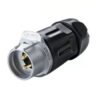 LP-20-C02PP-01-001, 2-Pin Male Push-Pull Cable Coupler Waterproof Connector